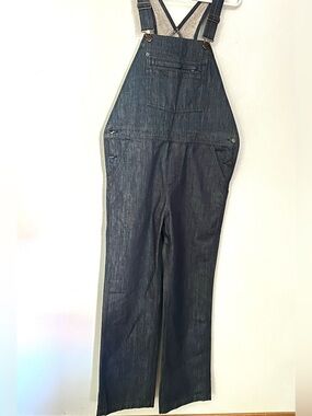 Patagonia Dark Blue Denim Overalls Jumpsuit